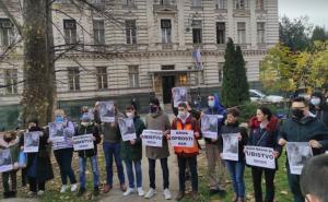 Foto: N.K. / Radiosarajevo.ba / Protesti u Sarajevu zbog smrti djevojčice Džene
